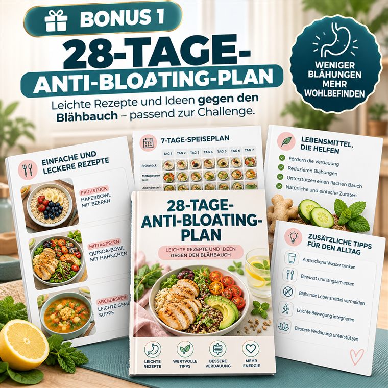 Bonus 1 – 28-Tage-Anti-Bloating-Plan
