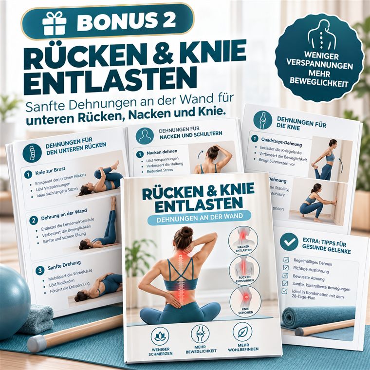 Bonus 2 – Rücken & Knie entlasten